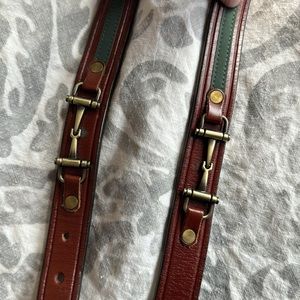 Troy leather belt with bits 32 equestrian